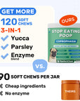 No Poo Chews for Dogs - Stool Eating Deterrent (120ct)