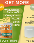 Omega 3 Treats for Dogs (120 ct)