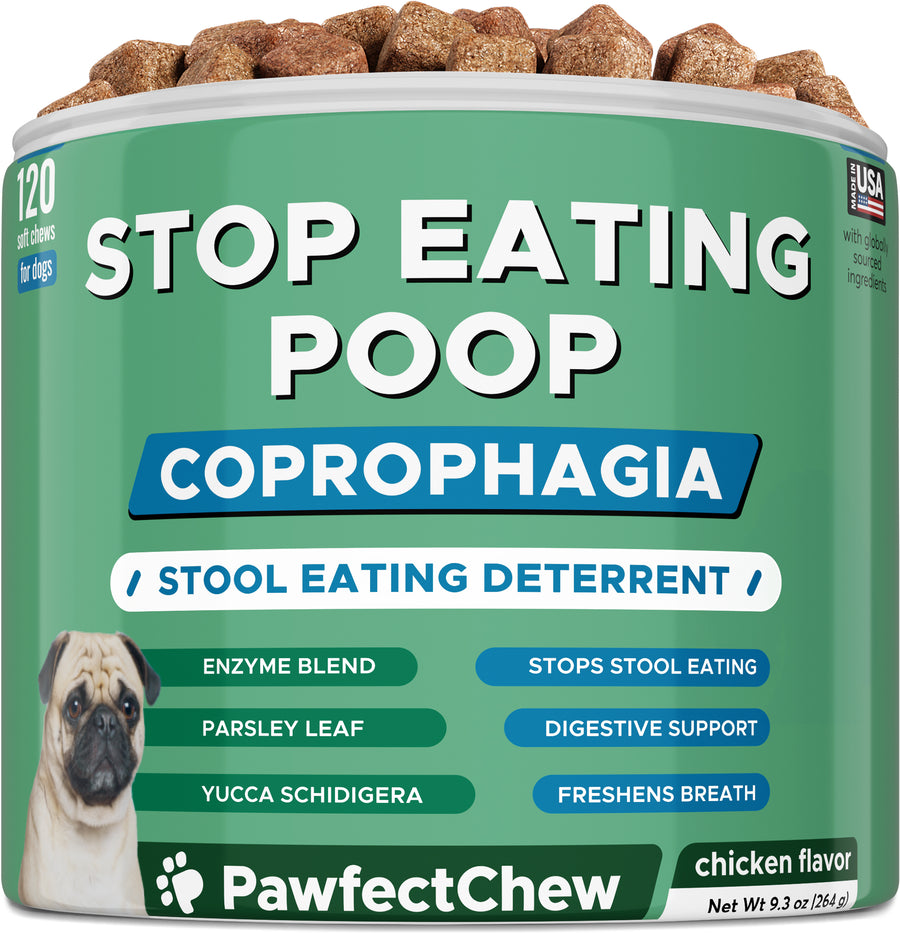 No Poo Chews for Dogs - Stool Eating Deterrent (120ct)